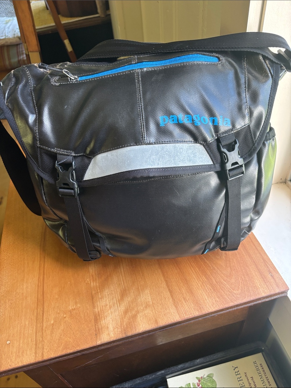 Patagonia black hole 12L messenger bag